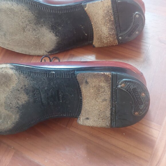 Hugo Boss Men’s Italian Leather Dark Brown Lace-Up Dress Shoes – Size 9 - Picture 5 of 7